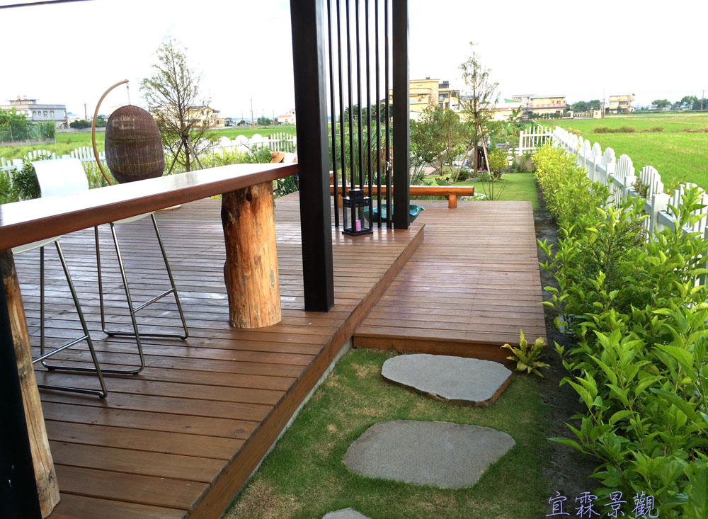 永美-木平台圍籬景觀配置