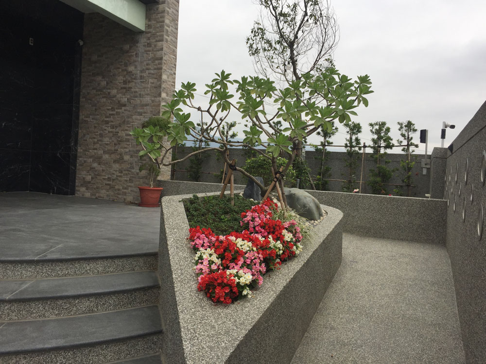 玉光-洗石子花台階梯